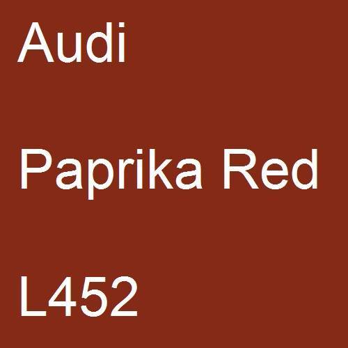 Audi, Paprika Red, L452.